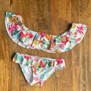 ZARA Girls Two Piece Swimsuit (Size 8-9)